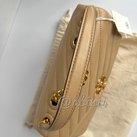 Tory Burch Kira Chevron Small Convertible Leather Shoulder Bag - Picture 15 of 16